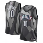 Brooklyn Nets Trikot Ben Simmons Nike 2024-25 City Edition Grau Swingman - Herren